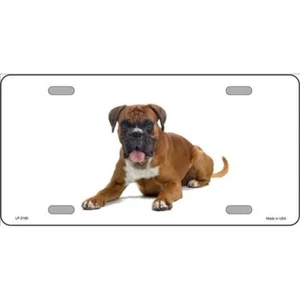 MINI License Plate Metal Novelty Sign Tag for Home Boxer Dog - Picture 1 of 1