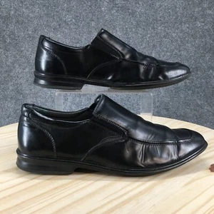 Hush Puppies Shoes Mens 11 Loafers Black Slip On Casual Comfort Low Top Flats - Picture 1 of 16