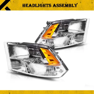 Conjunto de faros cromados KAC para Dodge Ram 1500 2500 3500 09-18 - Imagen 1 de 10