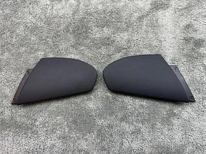 PORSCHE EXCLUSIVE 718 Cayman Boxster 982 Dashboard Side Covers SET BLACK Leather - Bild 1 von 23