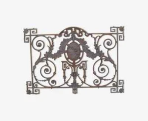 balconnière  en fonte / grille de balcon  - Photo 1/5