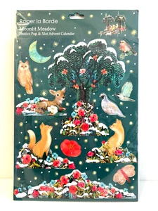 NUEVO Roger la Borde ~ Pop and Slot Calendario de Adviento 3D "Prado Iluminado por la Luna" ~ Londres - Imagen 1 de 3