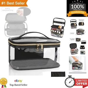 Makeup Bag, Clear Makeup Organizer Bag Portable Cosmetic Bag, Cute Transparen... - Picture 1 of 9