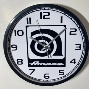 Ampeg Amplification Logo Battery Operated Wall Clock - Picture 1 of 2