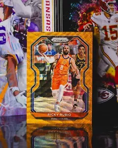 2020-21 Panini Prizm Ricky Rubio #235 Orange Wave Prizm /60 - Bild 1 von 2