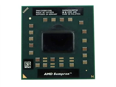 AMD SEMPRON M120 2.10GHZ SOCKET S1G3 1-CORE LAPTOP CPU PROCESSOR SMM120SB012GQ - Image 1 of 2