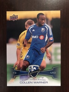 2012 Upper Deck MLS #71 - Collen Warner - Montreal Impact