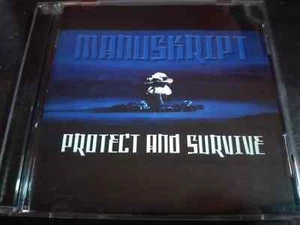 MANUSKRIPT - Protect And Survive CD New Wave / Dark Wave / Goth Rock - Picture 1 of 4