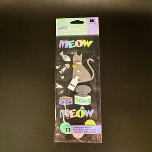 A Touch of Jolee's Dimensional Stickers Cat Kitty MEOW Stickers Embellishments - Picture 1 of 3