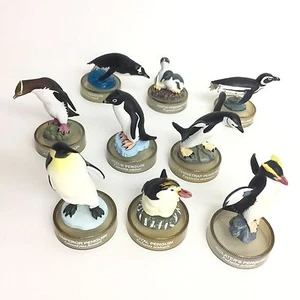 Miniature Penguin Figure Collection 9 pcs Set Kaiyodo Penguin's Lunch 2 Japan - Picture 1 of 8