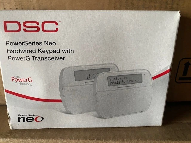 DSC HS2LCDRF9ENG N PowerSeries Neo LCD Keypad PowerG Transceiver Private Label - Image 1 of 1