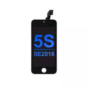 LCD Screen for iPhone 5S / SE (2016) - Black with Tool Kit and Tempered Glass - Picture 1 of 1