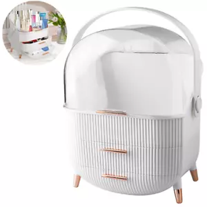 Cosmetic Makeup Organiser Case Box Beauty Skin Care Jewellery Storage Dustproof - Picture 1 of 9