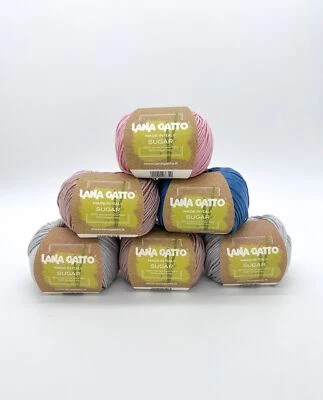 LANA GATTO Sugar aus sehr weichem Viskose Garn 50g angenehmer Tragekomfort - Bild 1 von 4