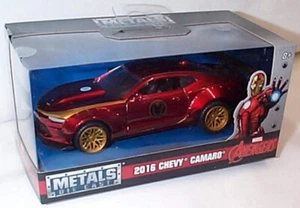 Iron Man 2016 Chevrolet Camaro Die-Cast Car Marvel Avengers 1:32 Scale 13cm - Picture 1 of 1