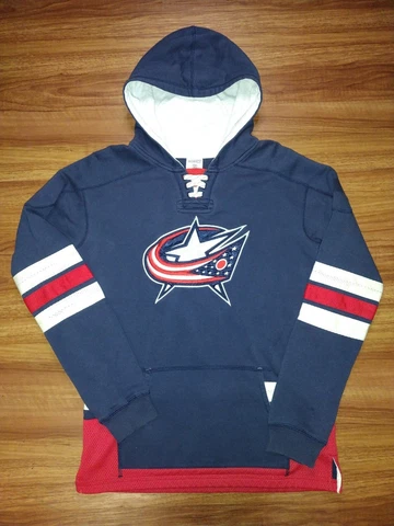 Columbus Blue Jackets Hoodie Youth XL Sweater Hooded Jacket NHL Cover