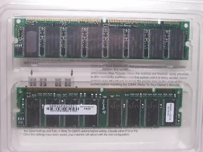 vintage CPU Computer Memory SpecTek SyncMax PC-133 Upgrade PNY ? - Image 1 of 4