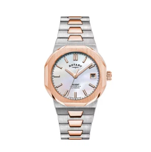 Rotary LB05412/07 Regent Automatic Two Tone Steel Bracelet Wristwatch - Picture 1 of 3
