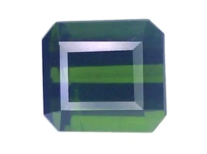 1.630TS Green natural tourmaline octagon cut loose gemstones - Picture 1 of 3