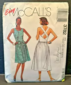 McCall's Easy Misses' Dress with Back Wrap Pattern 3782 WMS SZ 10-16 Uncut - Picture 1 of 2