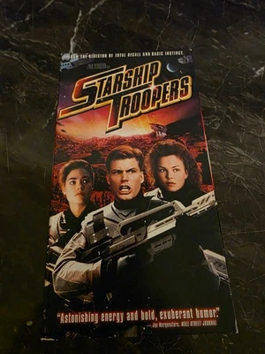Starship Troopers (VHS, 1998) Works Denise Richards Casper Van Dien Sci-Fi  - Image 1 of 3