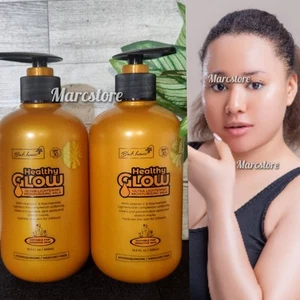 2x Healthy Glow Ultra Whitenizer With Vit.C & Niacinamide Body Milk Lotion 400ml - Picture 1 of 2