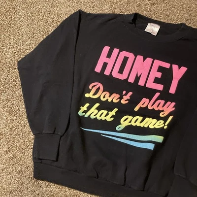 Vintage 90s Homey Don’t Play Crewneck Sweatshirt In Living Color TV Promo M Gift - Image 1 of 4