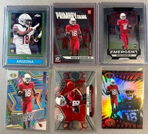 Marvin Harrison Jr RC Lot (6) Cardinals Chrome Optic Prizm Mosaic Illusions 🔥 - Picture 1 of 1