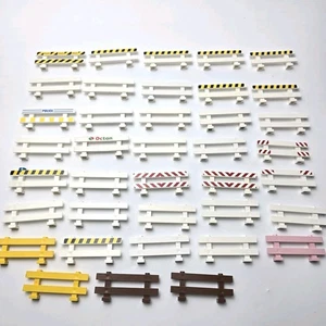 LEGO X38 Fences 6079 1x8 Parts Bundle Farm City Moc Sizes White - Picture 1 of 7