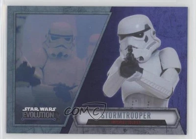 2016 Star Wars Evolution Purple Lightsaber Stormtrooper Imperial Soldier #69 z7j - Image 1 of 3