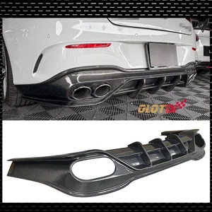 For Mercedes Benz W118 C118 A35 A45 FD Style Carbon Fiber Rear Bumpers Diffuser - Bild 1 von 20