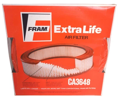 Filtro de aire Fram CA3648 reemplaza GM 25041208 AC A812C Purolator AF-3381 Foto 1 de 4