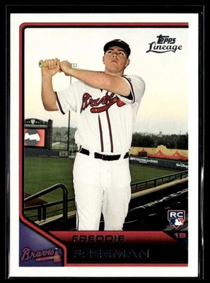 2011 Topps Lineage Freddie Freeman RC Atlanta Braves #146 - Image 1 of 2