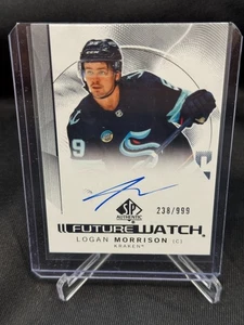 2024-25 SP Authentic Logan Morrison Future Watch Auto #/999 Sharks - Picture 1 of 2