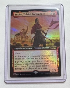 Juego de núcleos Subira, Tulzidi Caravanner #368 2021 lámina rara arte extendido Magic The Gathering casi nuevo/muy bueno - Imagen 1 de 2