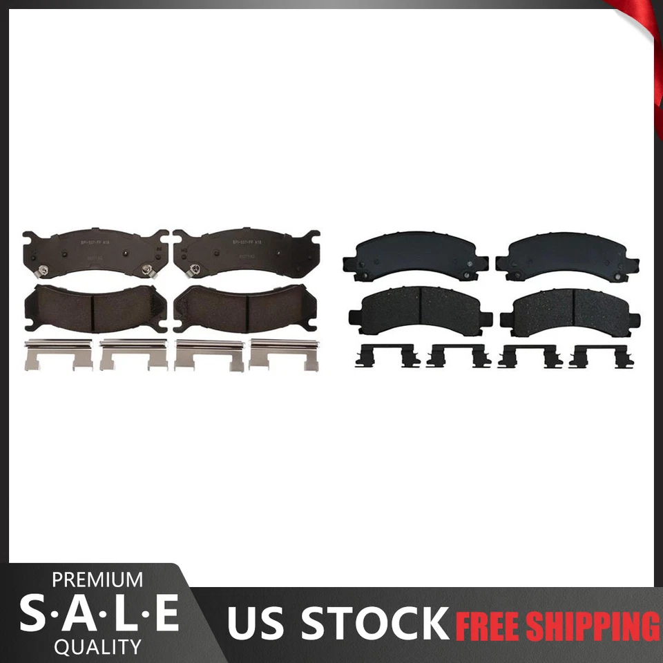 Pastillas de freno de cerámica delanteras y traseras para camioneta Chevrolet Express 2500 2005 2004 2003 Foto 1 de 4