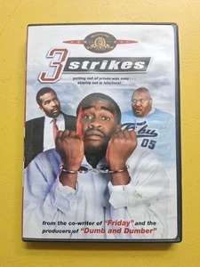 3 Strikes (DVD, 2000) Brian Hooks David Alan Grier w Insert & Registration Card - Picture 1 of 3