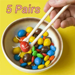 5 pair Plastic Helping Hands Chopstick Kids Training Chopsticks Gift - Picture 1 of 12