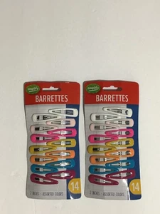 2 SET 14 STÜCK VEREINFACHTE SPANGEN 7 FARBEN - Bild 1 von 4