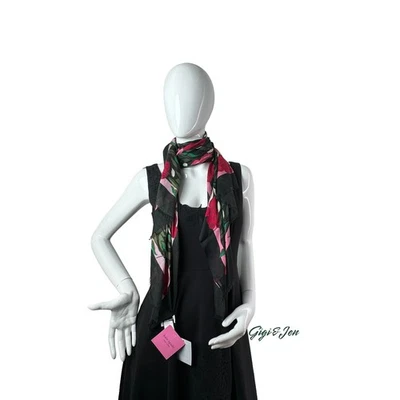 Bufanda oblonga Kate Spade Rose Garden nueva Foto 1 de 4