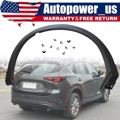 Moldura de arco de rueda lateral del pasajero trasero derecho para Mazda CX-5 2017-2019 2020 2021 Foto 1 de 4