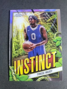 Tyrese Maxey 2024-25 Topps Chrome Basketball Instinct - Picture 1 of 2