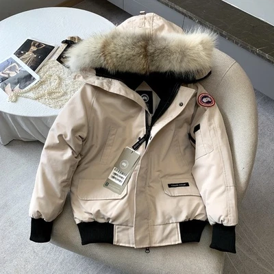 Canada Goose Chilliwack Bomber Jacket 01 White Free transportation - Image 1 of 4