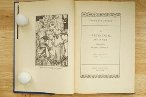 A Sentimental Journey Through France and Italy Laurence Sterne Mahlon Blaine - Imagen 1 de 8