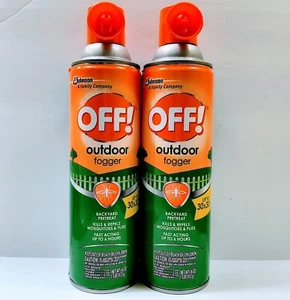 2 Pack -OFF Outdoor Fogger Backyard Pretreat 16oz Cans Covers up to 30 x 30 ft. - Picture 1 of 2