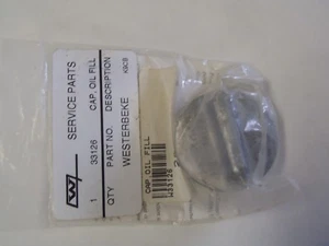 NOS NEW OLD STOCK ORIGINAL WESTERBEKE OIL FILL CAP P/N 33126 IN UNOPENED BAG - Picture 1 of 2
