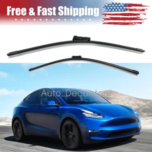 2pcs 26"+19" Fit for 2017-2024 Tesla Model Y 3 Windshield Wiper Blade - Picture 1 of 10