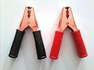 2 PINZE PER CAVI BATTERIA AUTO MAURER 400 AH  ROSSA E NERA  - Foto 1 di 1