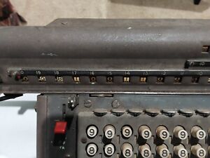 Rare Monroe Vintage Adding Machine Calculator High Speed Untested