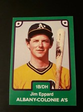 1984 TCMA Albany Colonie A's Jim Eppard #24